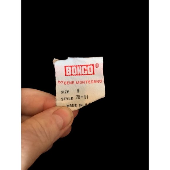 Vintage BONGO Women Distressed Nutmeg Brown Denim MOM Shorts Sz 9 Montesano USA - Picture 3 of 7